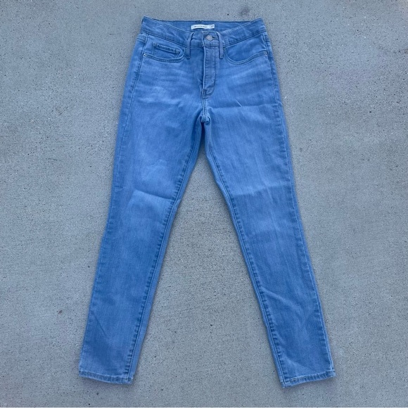 Levis Women’s 311 Shaping Skinny W27 L28 Blue Denim‎ Jeans Pants Mid Rise - Picture 1 of 6